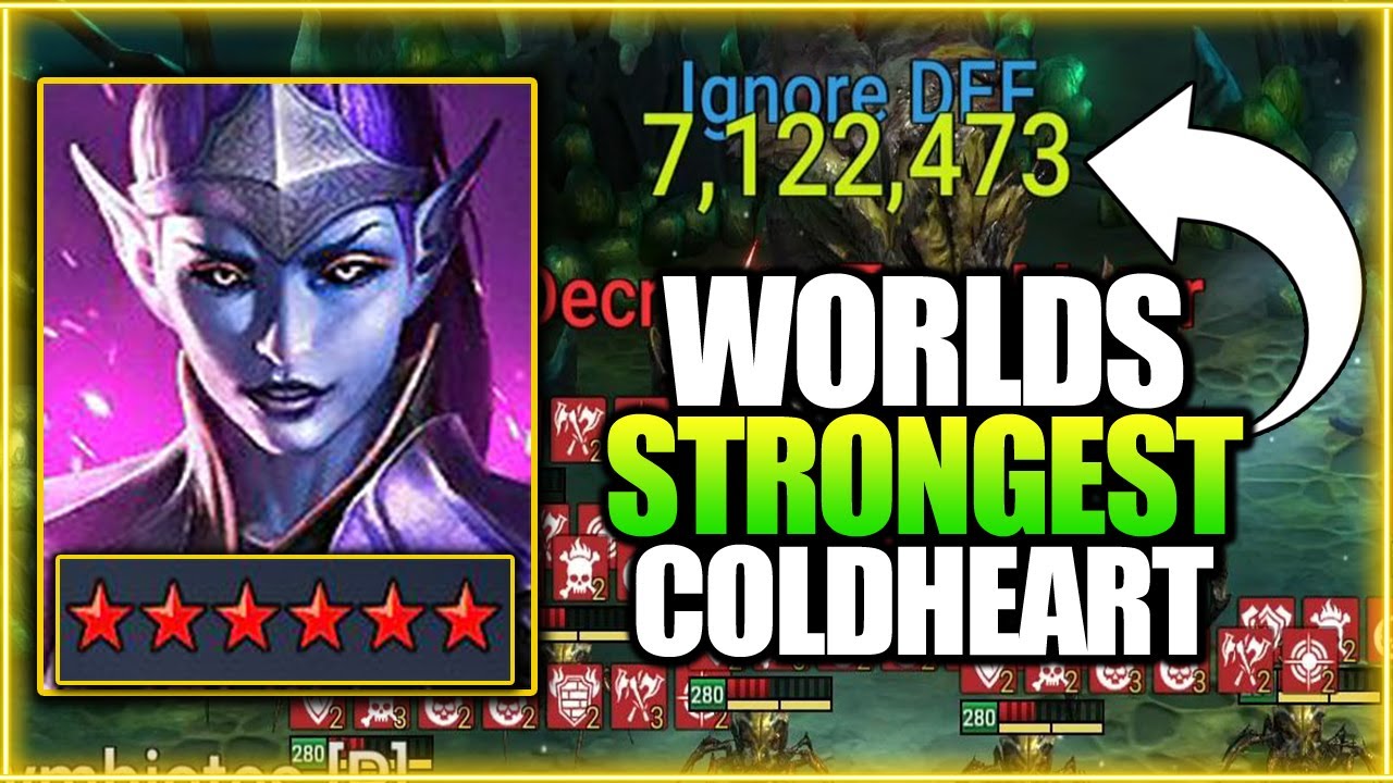 YOU WON'T Believe Your Eyes!! This 6 Star Fully Awakened Coldheart Is Insane! Raid Shadow Legends