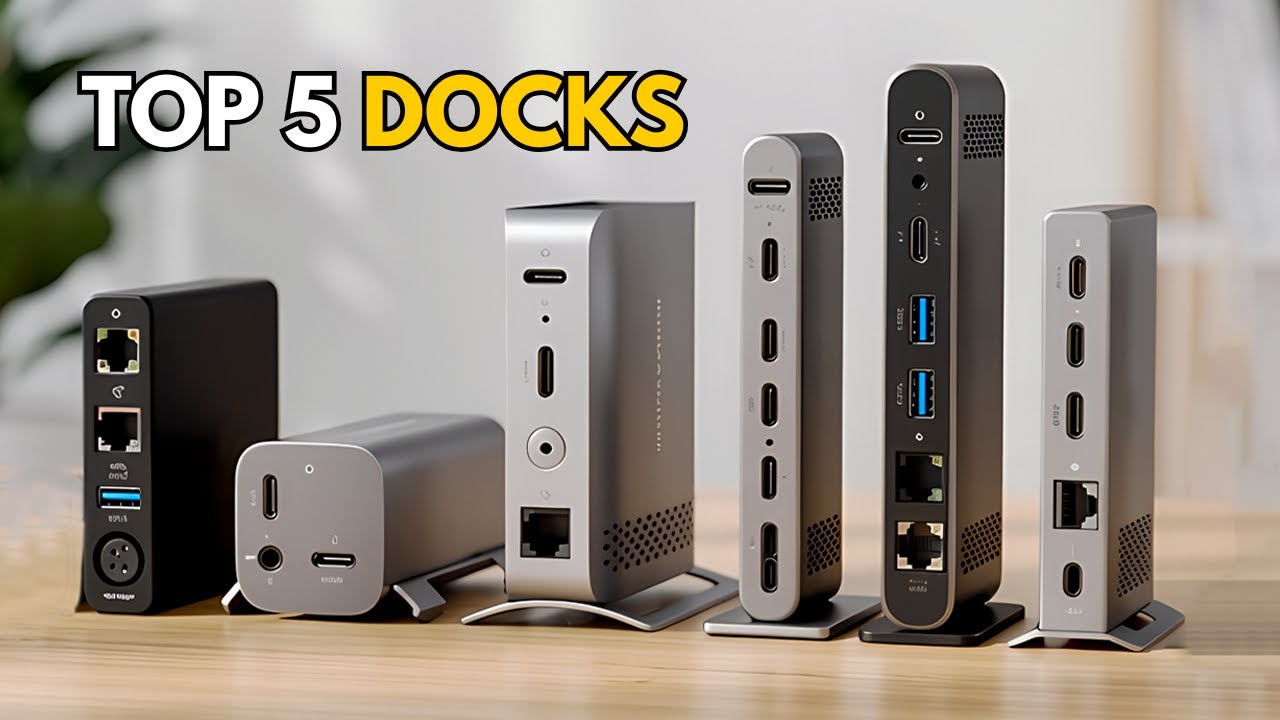 5 лучших док-станций 2026 года | Лучшие док-станции с разъемами USB-C и Thunderbolt