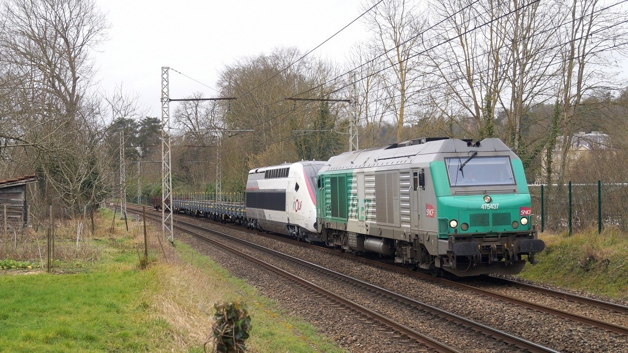 Des trains en Île-de-France - Janvier à Mars 2025