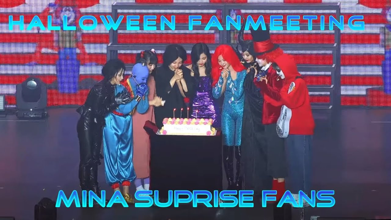TWICE HALLOWEEN FAN MEETING  'MINA SURPISE FANS'
