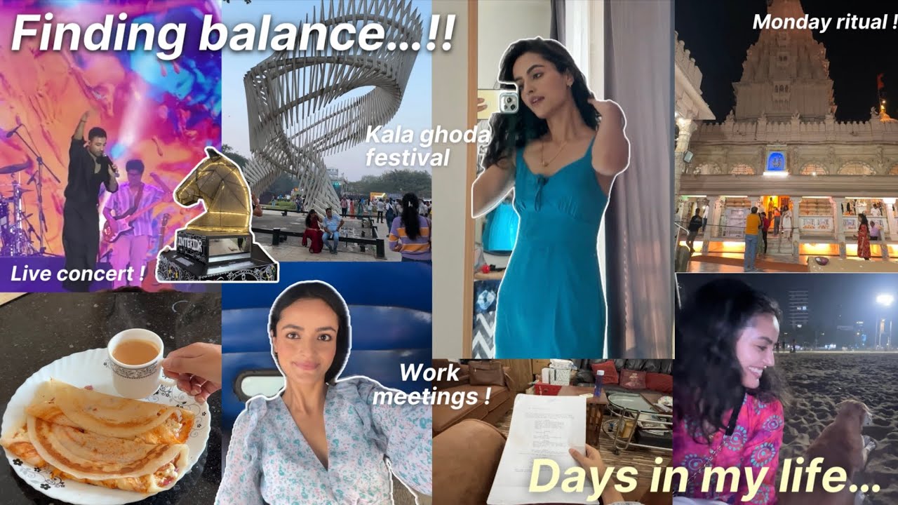 DAYS IN MY LIFE 🎀 : concerts, meetings & monday rituals | Balancing work, spirituality & life!