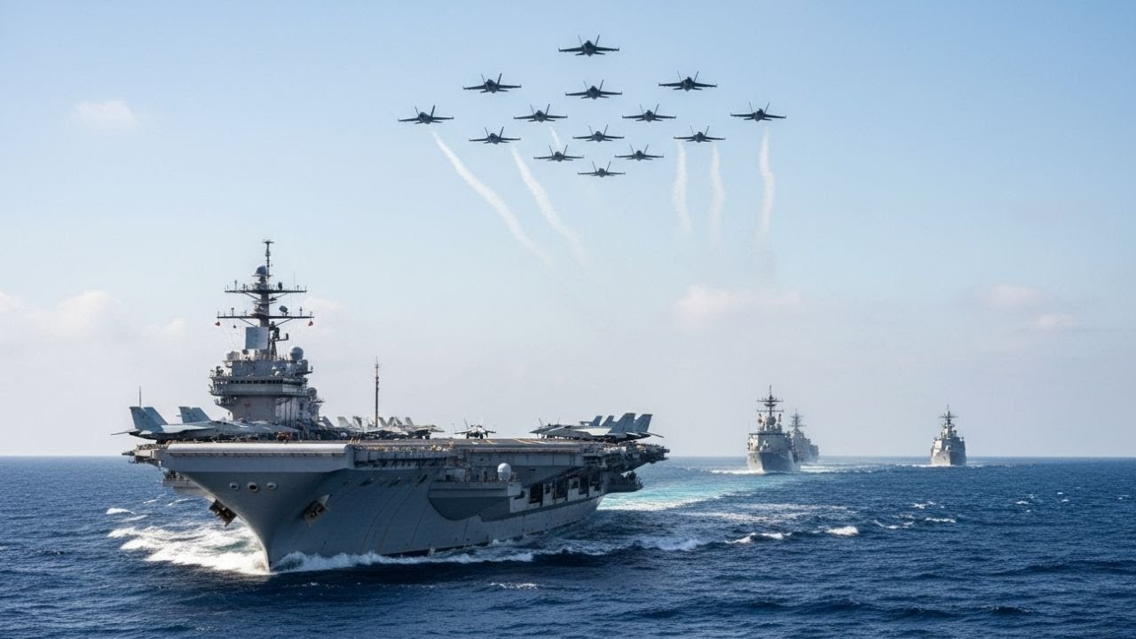 Иран в состоянии повышенной готовности! Авианосец USS Abraham Lincoln проводил стратегические операц