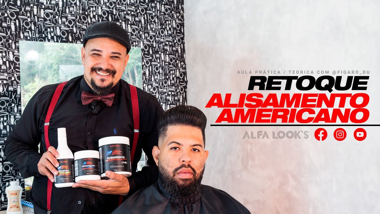 Como Retocar o Alisamento em Cabelo Masculino