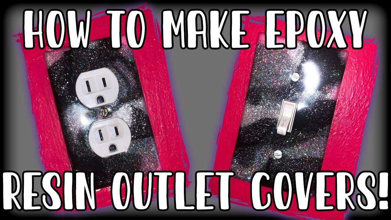 How to Make Marble Epoxy Resin Outlet Covers