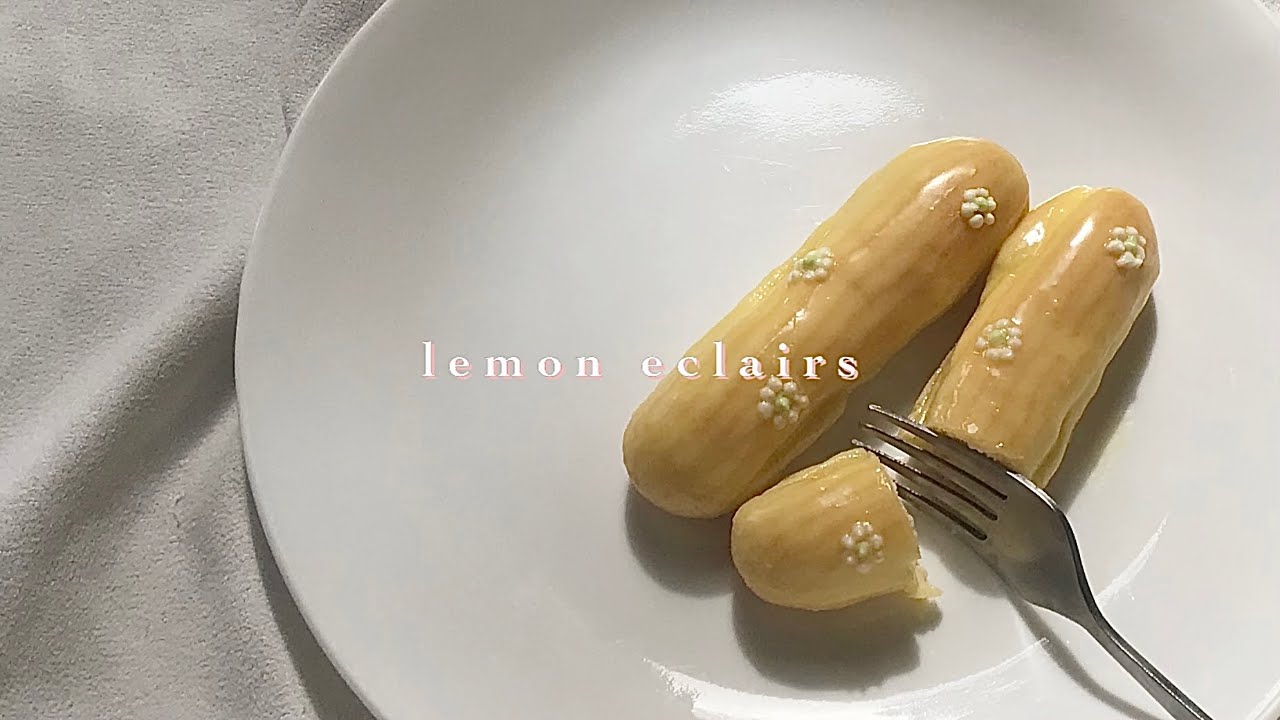 lemon eclair recipe 🍋