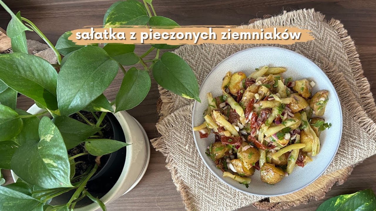 🥗 sałatka z pieczonych ziemniaków #pomysłnakolację