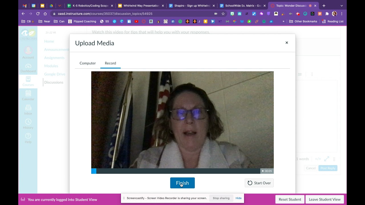 Responding to a Canvas Discussion Board - Student tutorial