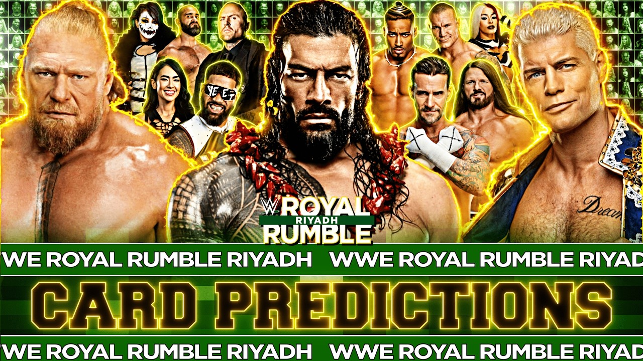 Прогнозы на матчи WWE Royal Rumble в Эр-Рияде 2026 (версия 2)