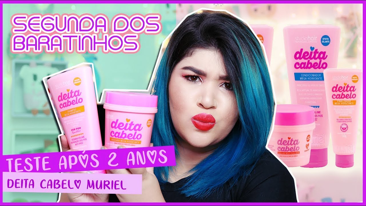 🤑 APÓS 2 ANOS TESTEI DE NOVO DEITA CABELO MURIEL [Segunda dos Baratinhos]