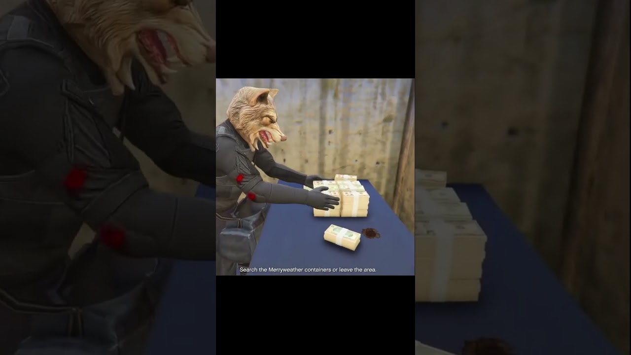 Robbing a train and taking all money