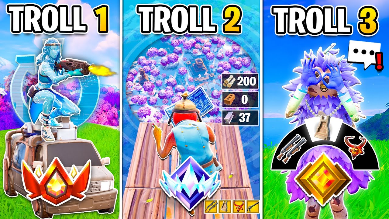 TROLOWANIE NA RANKEDACH w Fortnite