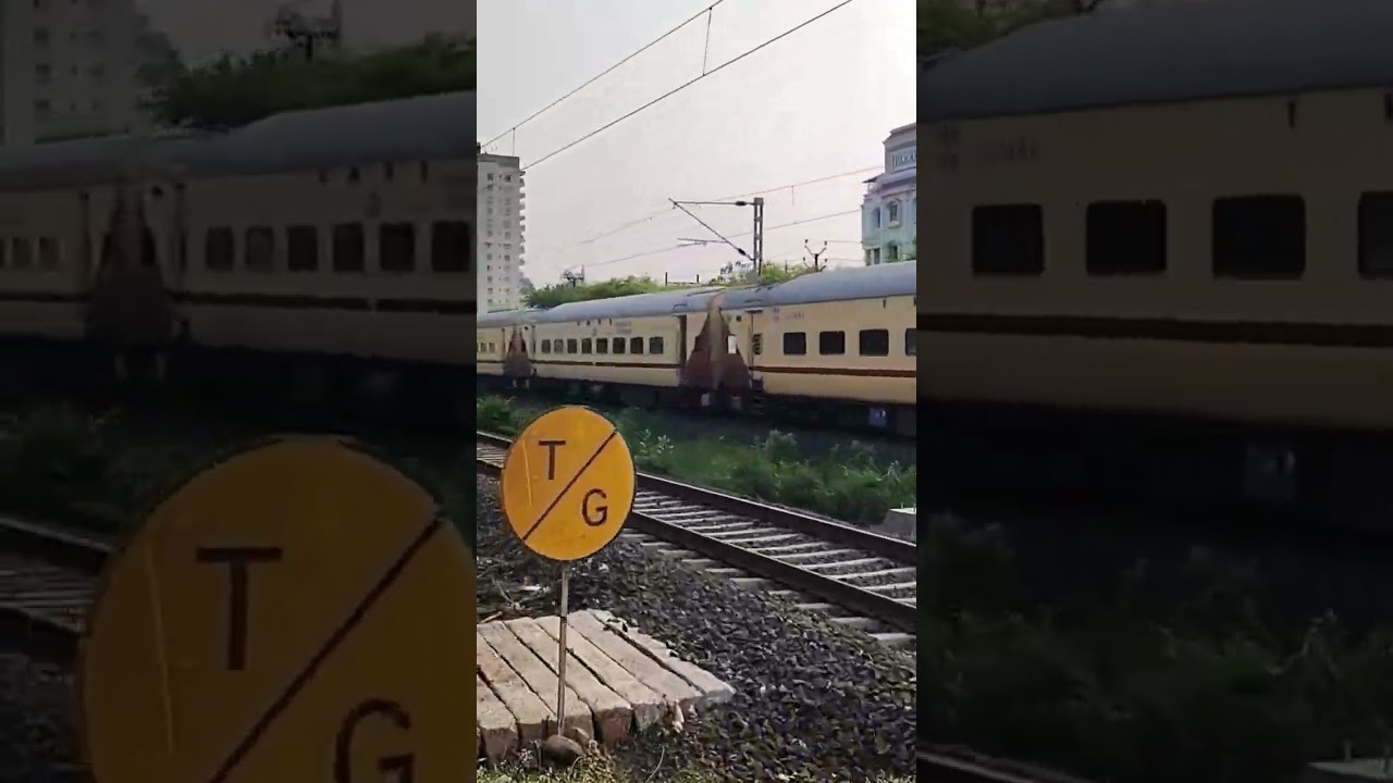 :🚆 Indian Train Journey | Rare Old Train Crossing | Delayed Indian Railway Experience
