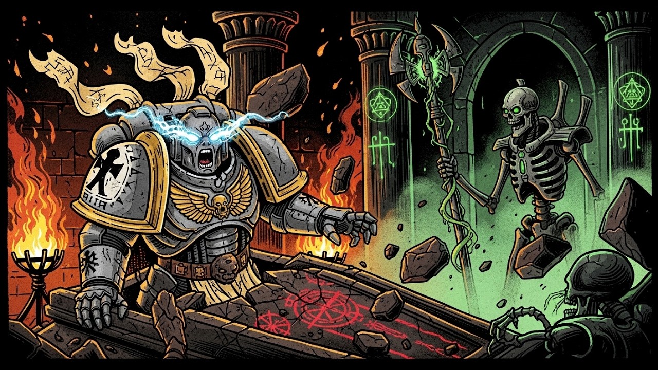 When Necrons Disturb a Sleeping Grey Knight in War