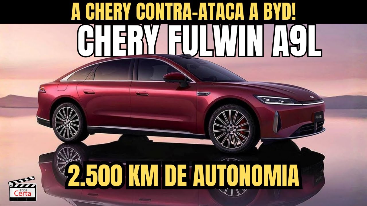 2.500 KM! O CARRO QUE ACABOU COM O BYD QIN L? Chery Fulwin A9L é o HÍBRIDO DEFINITIVO!