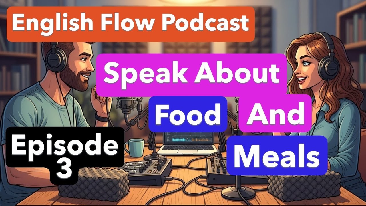 My Daily Meals  Easy English Conversation About Food 