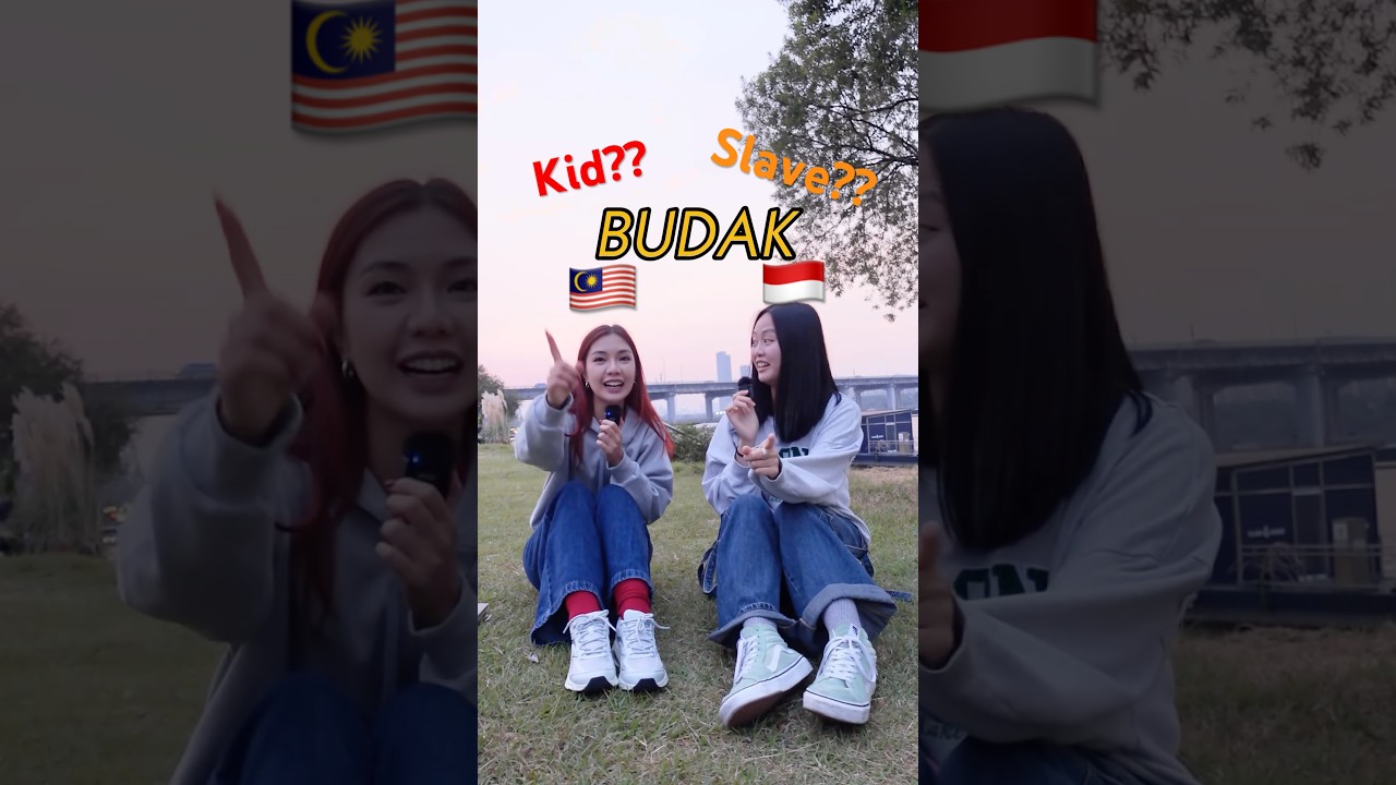 Indonesian vs Melayu 😂 Same words, VERY different meanings?? With @msqiwiie ! 🇲🇾🇮🇩 #languages