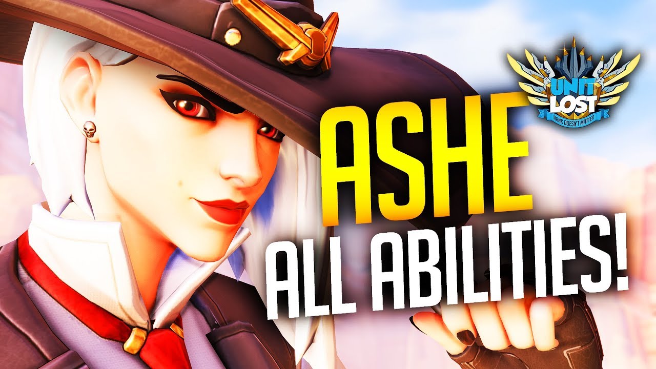 Overwatch Ashe First Look! NEW HERO Gameplay!! (All Abilities)