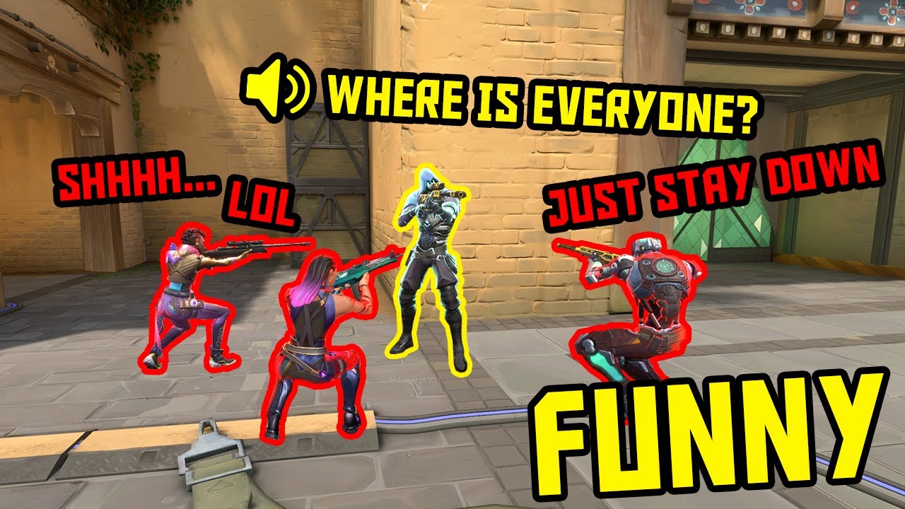FUNNIEST MOMENTS IN VALORANT #124