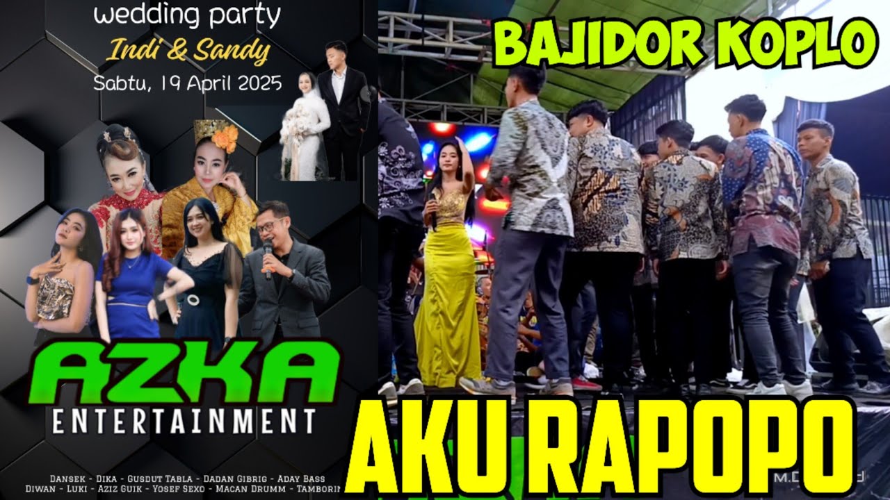 AKU RAPOPO ||versi Bajidor ||VITRI MPIT X AZKA PROJECT 🔴 LIVE CIGOBANG-GANEAS