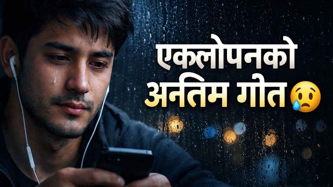 एक्लोपनको अन्तिम गीत 😢 | Heart Touching Nepali Sad Song | Late Night Sad Song #NepaliSong #SadSong