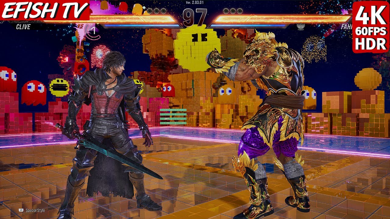Clive Final Fantasy XVI vs Fahkumram (Hardest AI) - Tekken 8