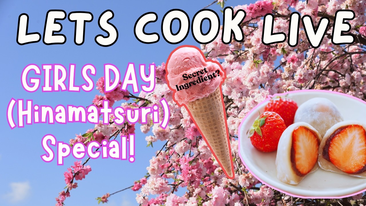 Testing the 2 Ingredient Mochi Hack 🍡 Girls Day Cooking Night VOD