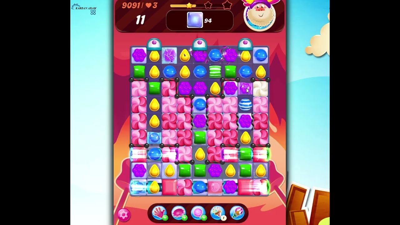 Candy Crush Saga Level 9091