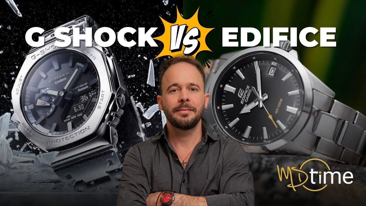 G-SHOCK x EDIFICE? Comparação COMPLETA entre as duas linhas CASIO! | EP. 13