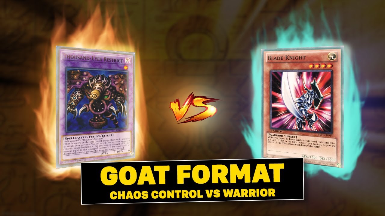 ¿Cuál de estos decks ganará? CHAOS CONTROL vs WARRIOR (YUGIOH GOAT FORMAT)