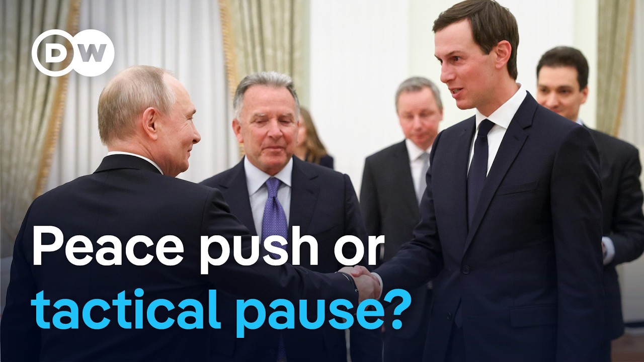 Putin pauses strikes as US envoys shuttle between Moscow and Kyiv | DW News