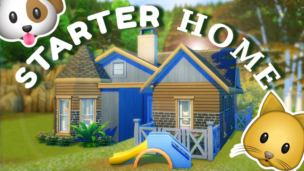 CATS AND DOGS $20,000 STARTER - The Sims 4  Home Build