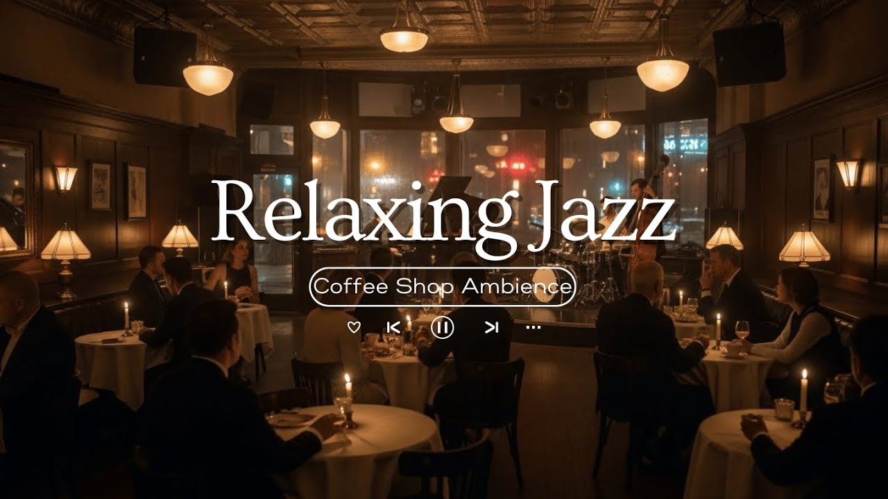 Relaxing Autumn Jazz for Studying, Work 🍂 Cozy Coffee Shop Ambience & Smooth Jazz Instrumental