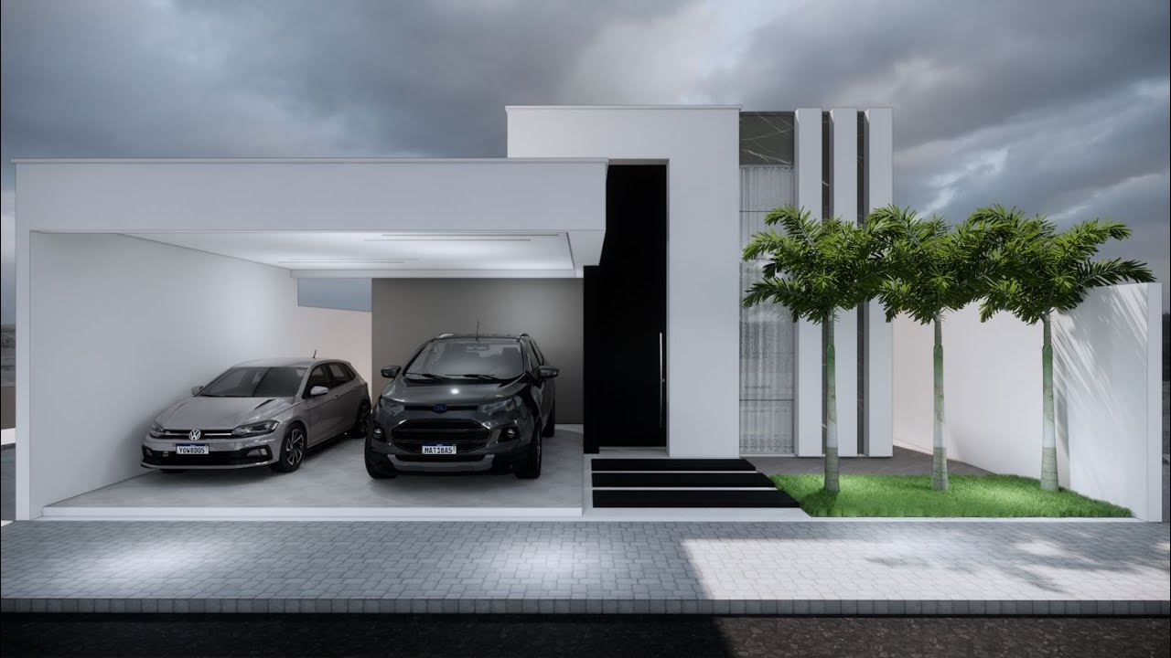 PLANTA 220 - CASA TERREA TERRENO 12x25 - 120M2 DE ÁREA CONSTRUÍDA