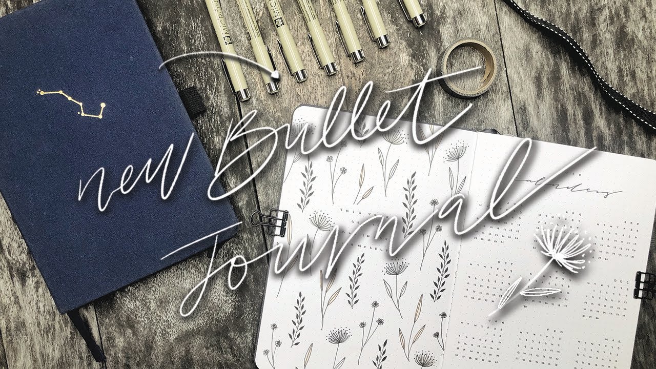 migrating into a new bullet journal | second half of year | 2020