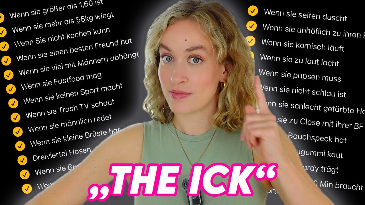 Das darf eine Frau auf keinen Fall machen: Ick-Liste