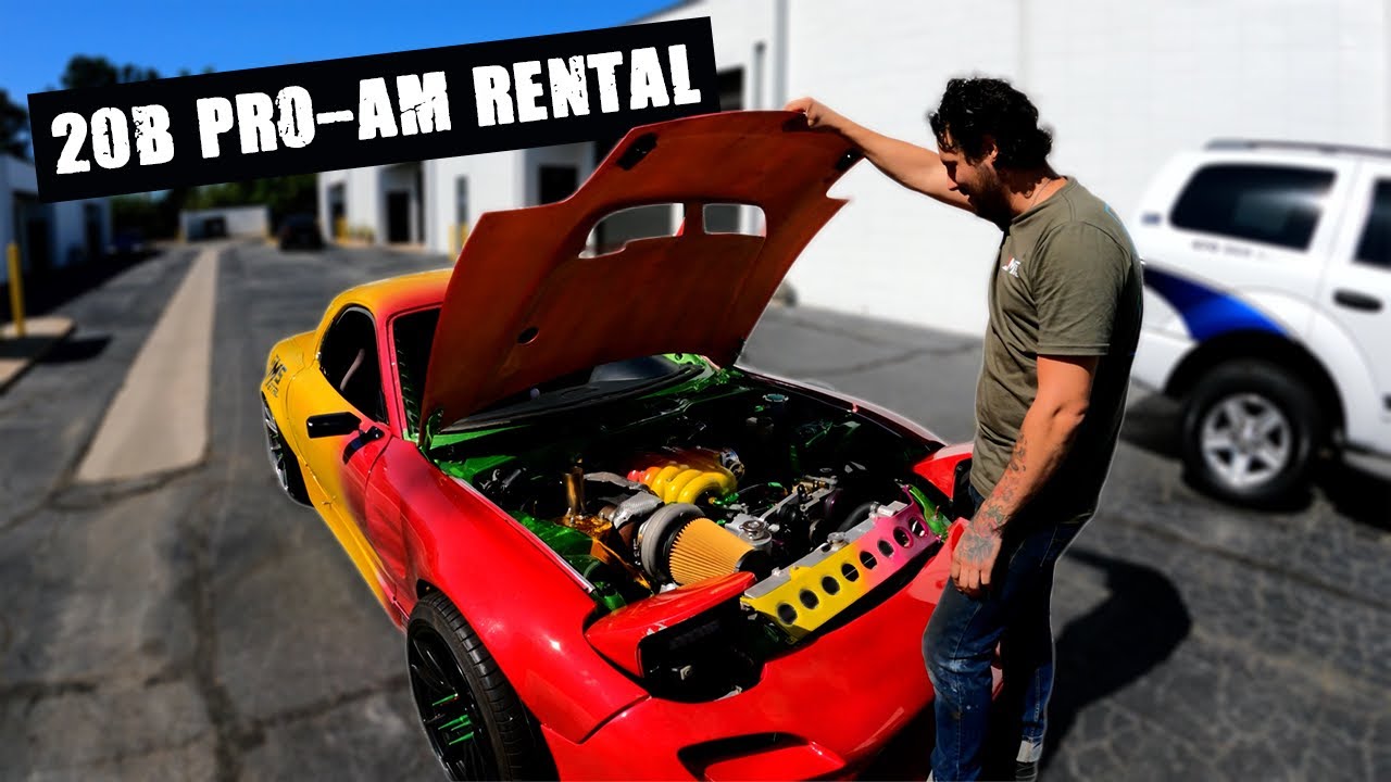 Borrowed One Of The Rowdiest Drift Rx7s for AdamLZ's Invitational!