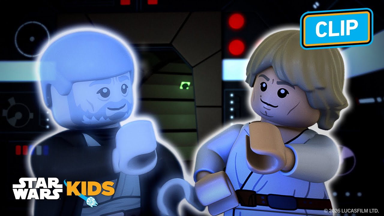 Ghost Obi-Wan to the Rescue! 👻 | LEGO Star Wars | @StarWarsKids