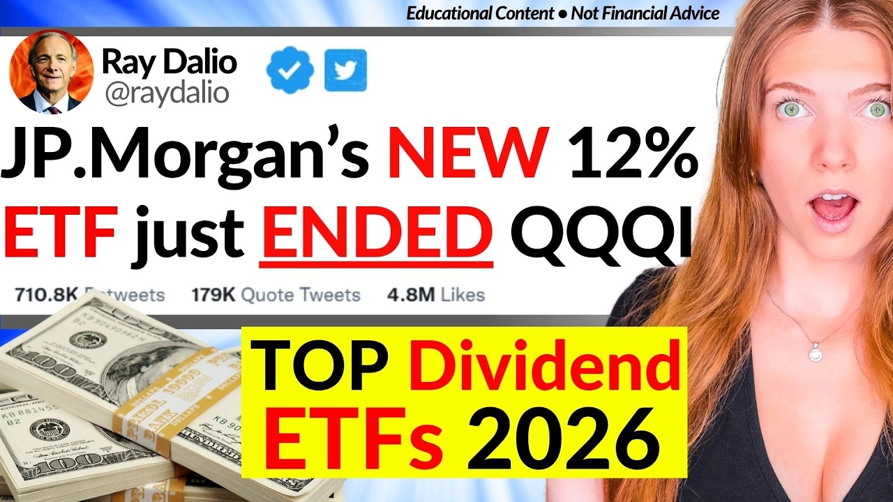 ПОКУПАЮ И ДЕРЖУ НОВЫЙ ETF JP Morgan, ориентированный на высокий доход! (ПРОДАЮ QQQI И GPIQ)