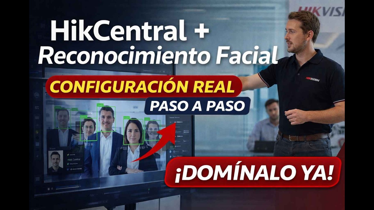 Domina HikCentral con Reconocimiento Facial | Configuración REAL paso a paso