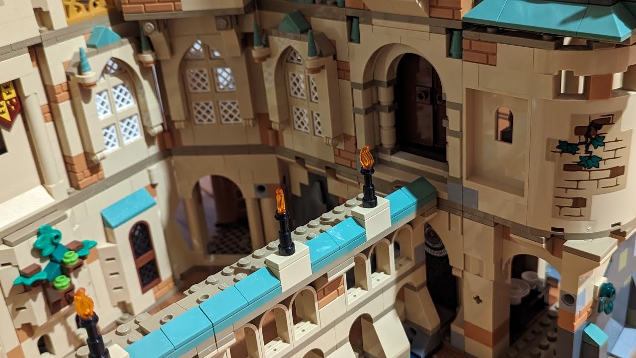 LEGO Harry Potter Hogwarts - Vollständig zusammengebaut, alle Sets kombiniert: 