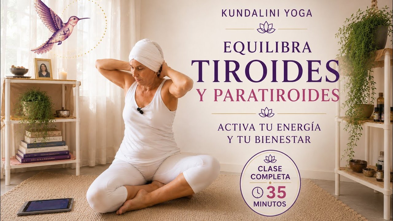 KUNDALINI YOGA Kriya para Glándulas Tiroides y Paratiroides | Equilibrio Hormonal Femenino