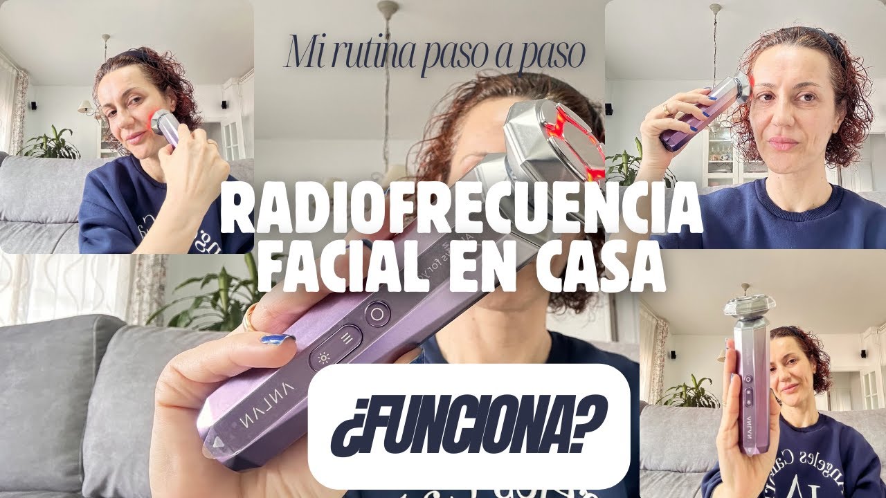 Dispositivo facial de RADIOFRECUENCIA en casa ¿Realmente funcionan? Como lo uso yo || ANLAN