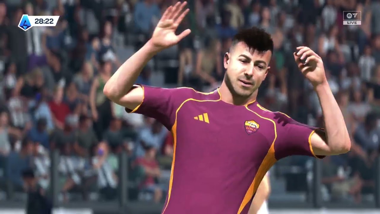 EA FC 26 PS5 Pro Career Juventus S2 Day 3 Juventus Vs As Roma sliders V9 FUMA Legend Authentic 1.4.2
