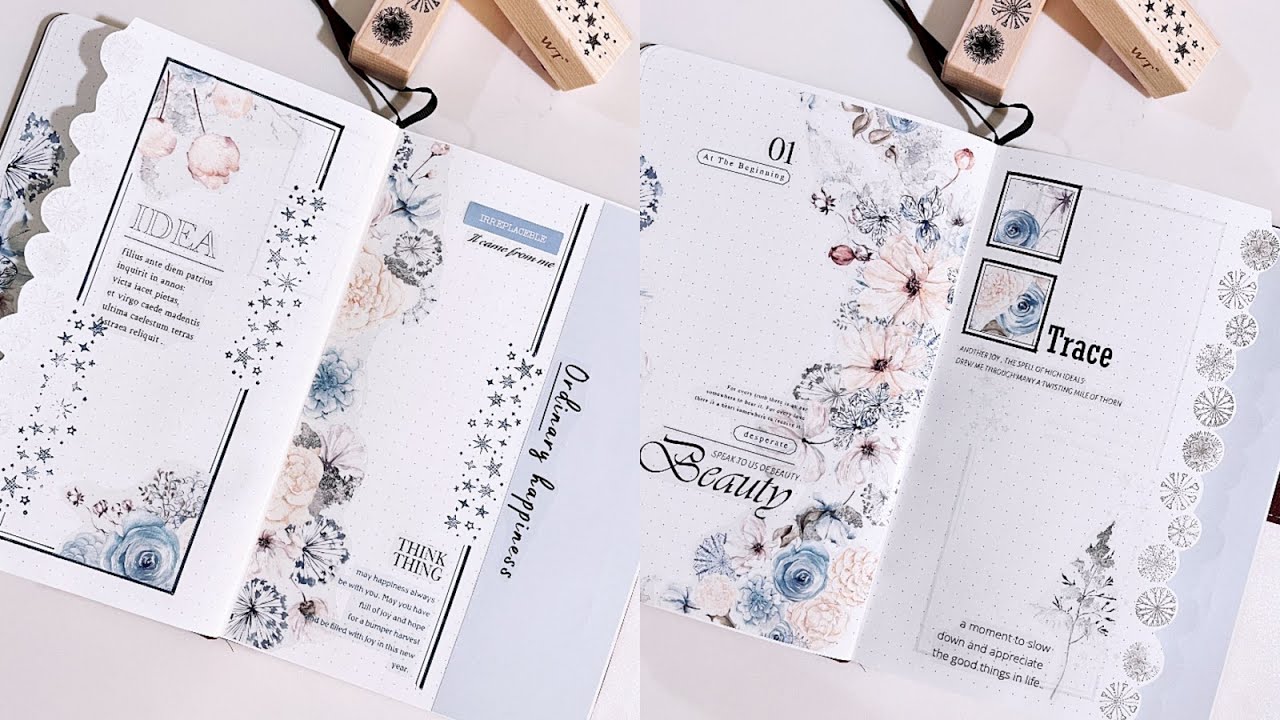 ASMR Aesthetic Journaling | Journal With Me | The Washi Tape Shop