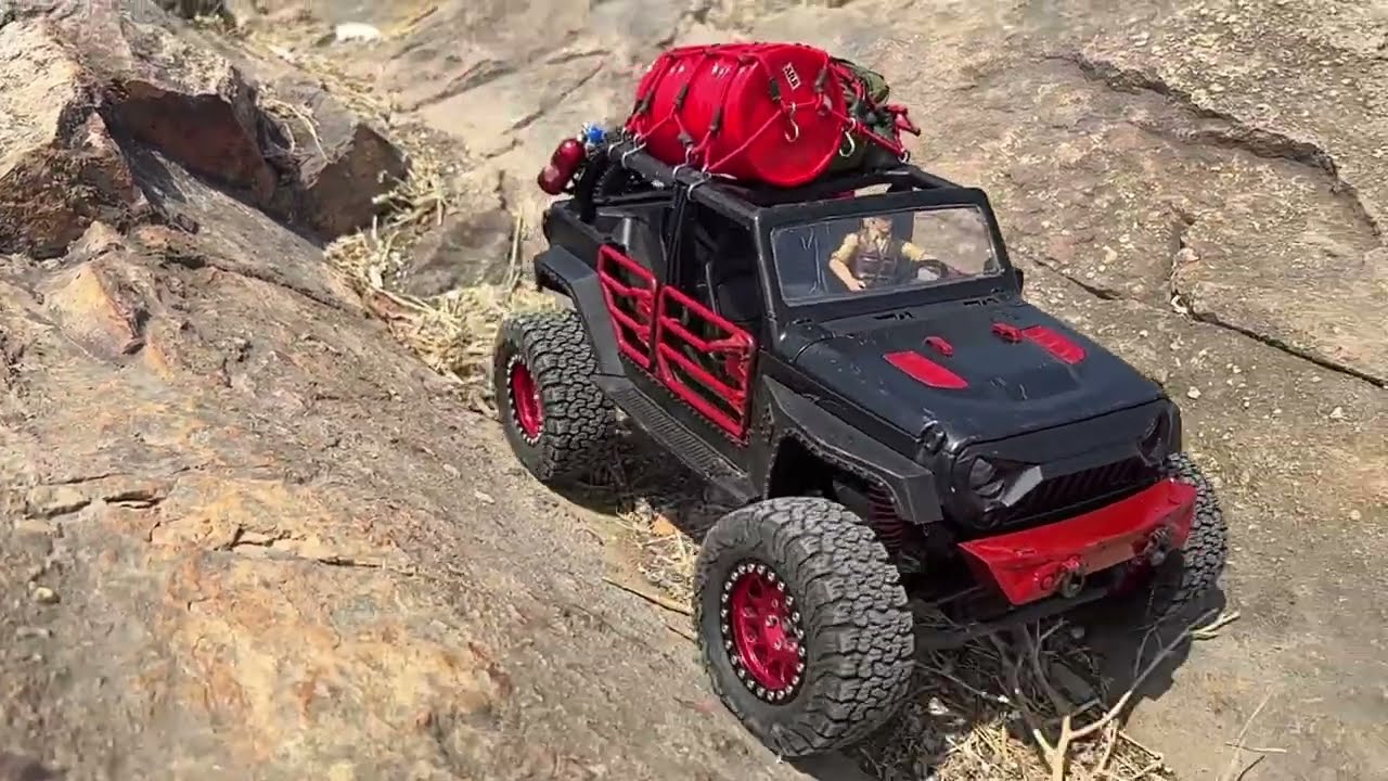 Car off-road Jeep Wrangler MN128 4WD 1/12 scale 