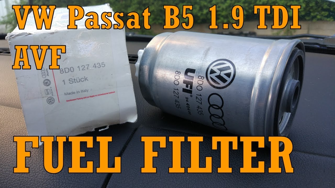 VW Passat B5 1 9 TDI AVF Fuel Filter with cooler  8D0127435