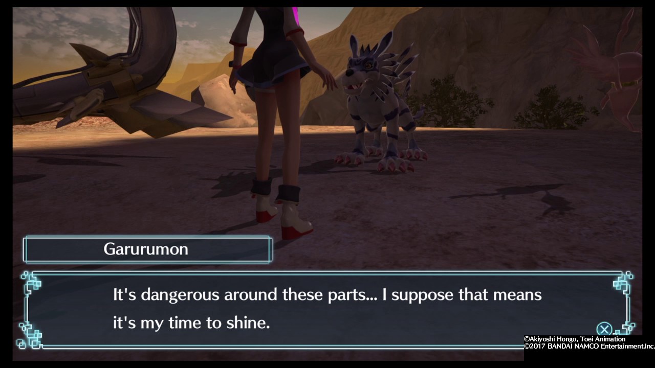 Digimon World: Next Order | Garurumon's Dialogue
