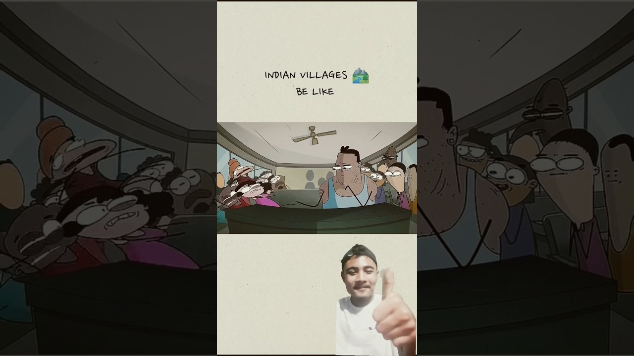 Indian village 💀🤯🤣 #cartoon #animation #funny #comedy #cartoonnetwork #toonlife #pappe #toonvideo