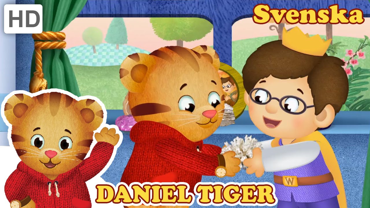Daniel Tigers Kvarter - Prins Onsdag Insamling av Stenar