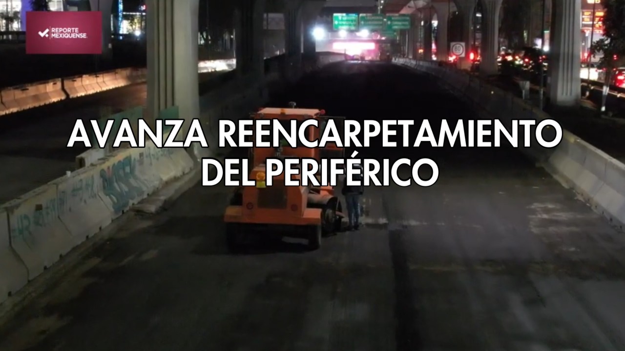 Avanza reencarpetamiento del Periférico